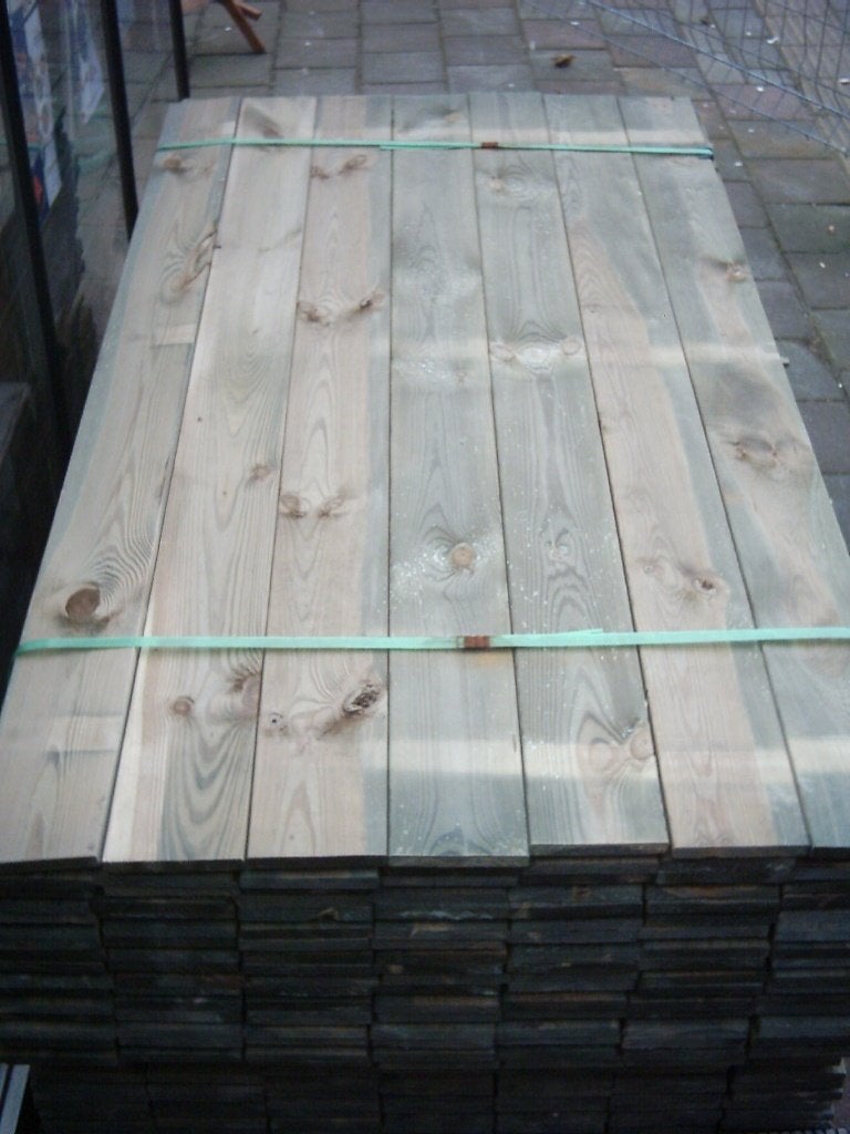Geimpregneerde planken 76 st /1.80 mtr. 17x140mm Actie prijs, Tuin en Terras, Palen, Balken en Planken, Ophalen, Nieuw, Minder dan 180 cm