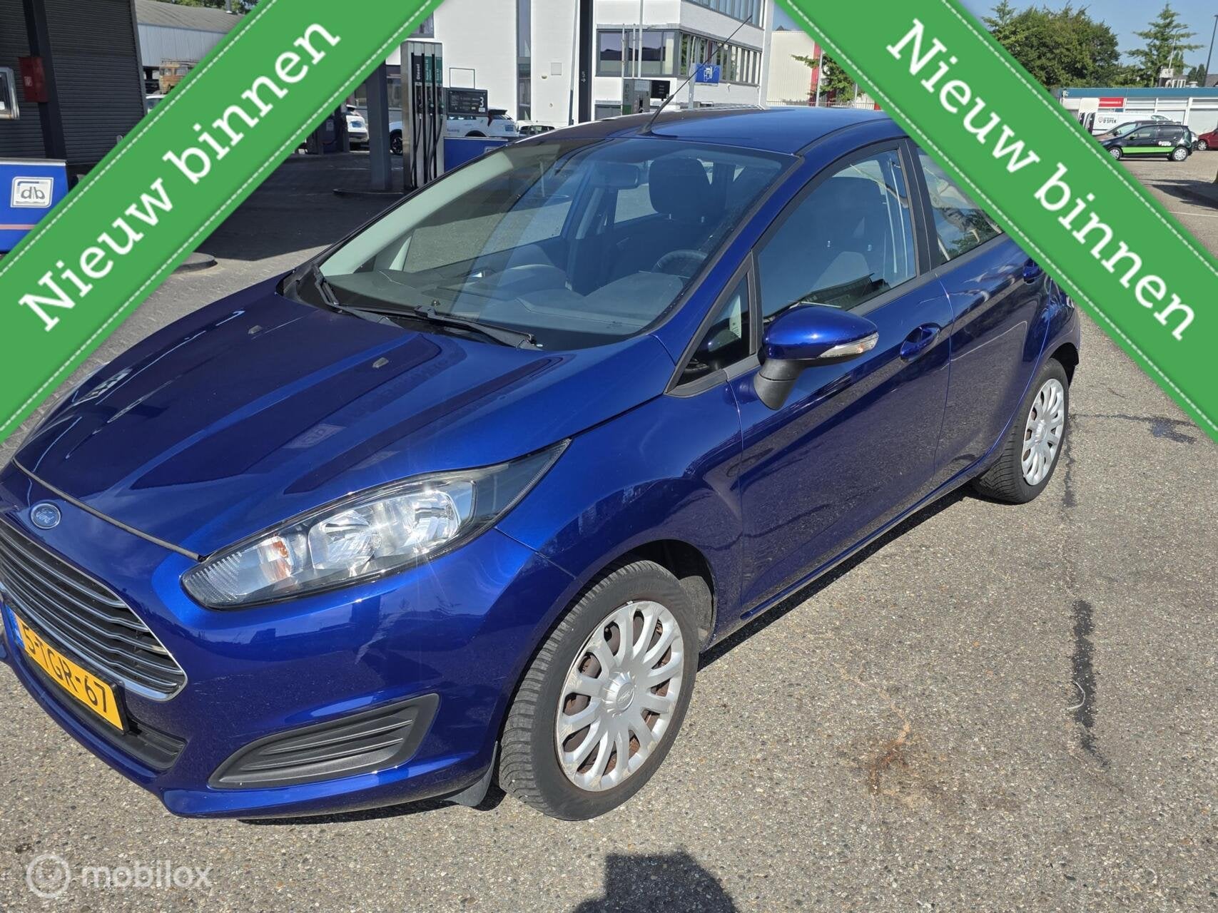 Ford Fiesta 1.0 Style. AIRCO, 115650 KM, NAP,5 DEURS !, Auto's, Voorwielaandrijving, Euro 6, Blauw, Start-stop-systeem