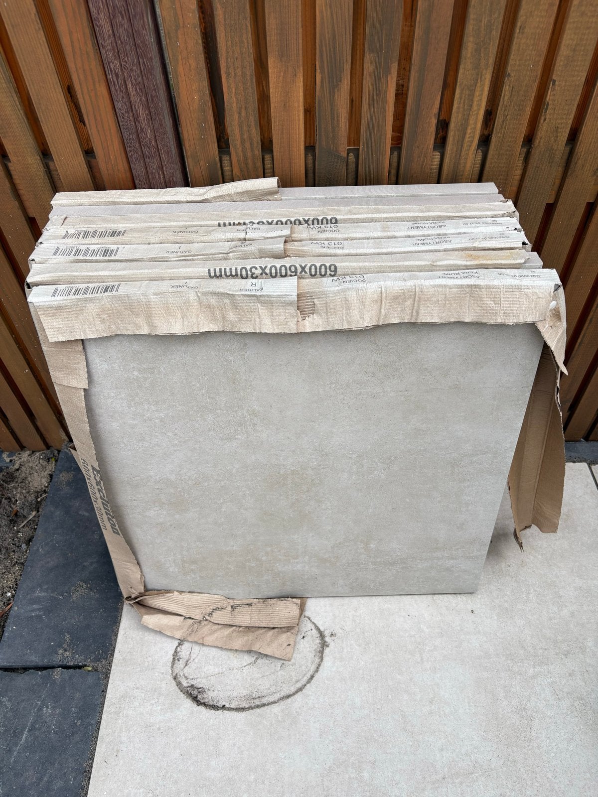 Excluton Kera Rome terrastegels 60x60x3 (17 stuks), Ophalen, Keramiek, Nieuw, 5 tot 10 m²