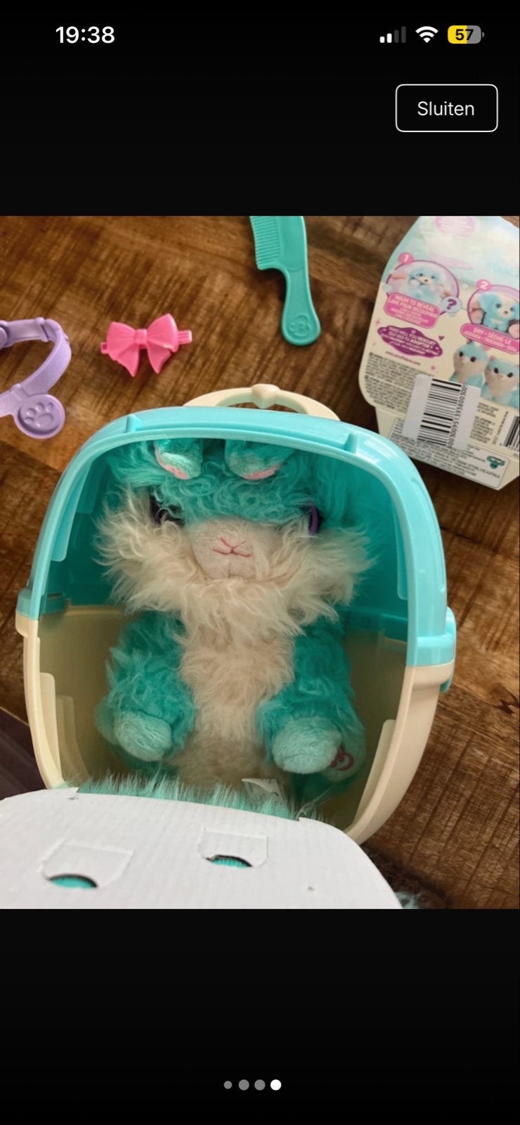 Scruff-a-Luvs Rescue Pet met Draagmand en Accessoires, Ophalen, Zo goed als nieuw, Jongen of Meisje