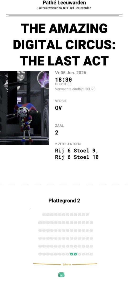 The amazing digital circus, Twee personen