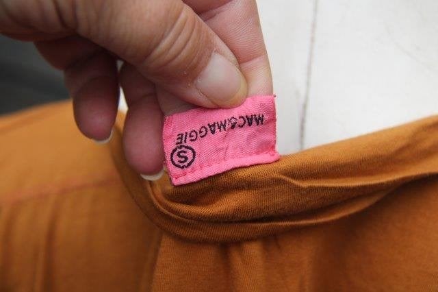 Tuniek roestbruin Mac & Maggie mt S Vintage Vaste prijs AAN, Bruin, Mac & Maggie, Ophalen of Verzenden, Zo goed als nieuw