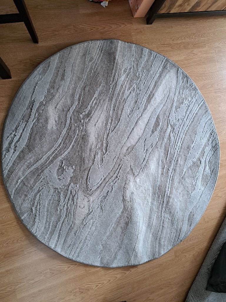Rond vloerkleed, Ophalen, 150 tot 200 cm, Rond, Zo goed als nieuw