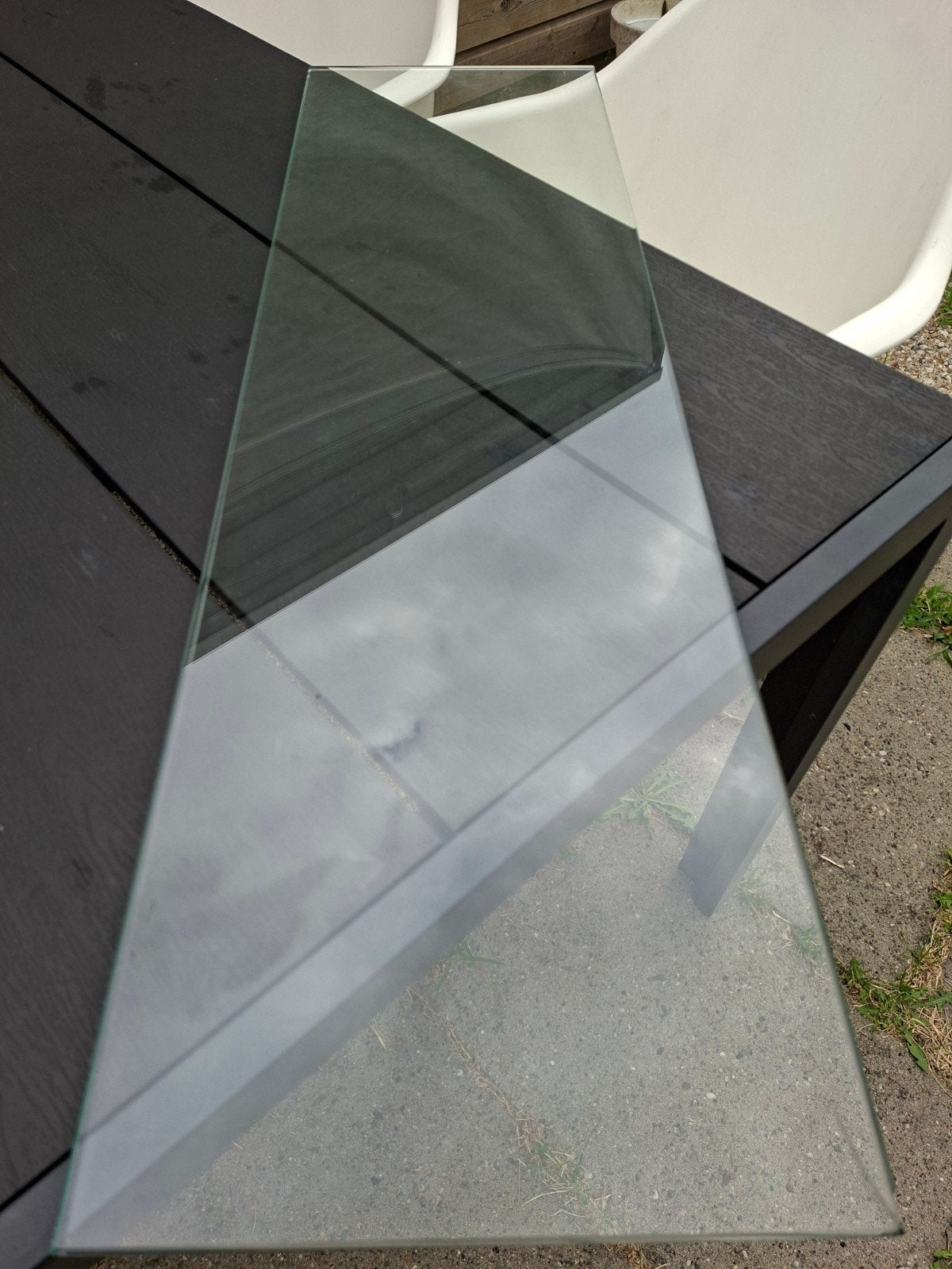 Glasplaat 28x97x0,7cm, Ophalen, Gebruikt, Minder dan 80 cm, 80 tot 120 cm