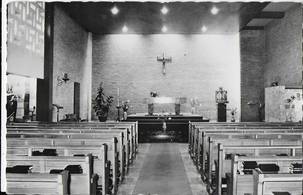 Q2513 oude ansichtkaart Nunhem kapel huize Elisabeth, Ophalen of Verzenden, 1960 tot 1980, Gelopen, Gelderland