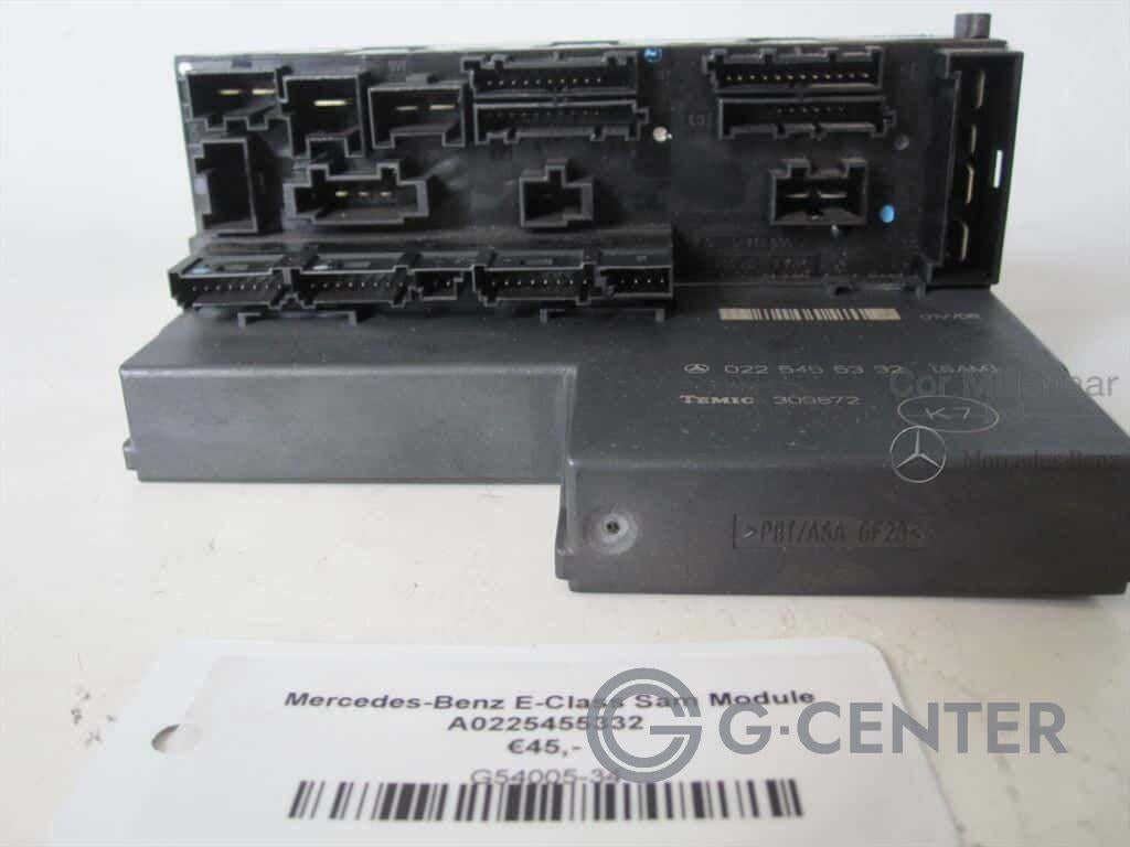 Mercedes-Benz E-Klasse Sam Module A0225455332  G54005-34, Gebruikt, -, Ophalen of Verzenden, BOVAG lid