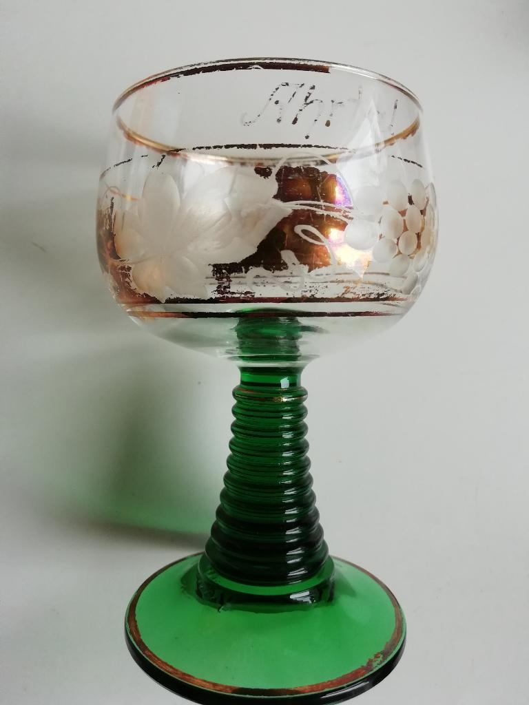 Duitse Roemer wijnglas Ahrtal minstens 50 jaar oud, Antiek en Kunst, Antiek | Glas en Kristal, Ophalen of Verzenden