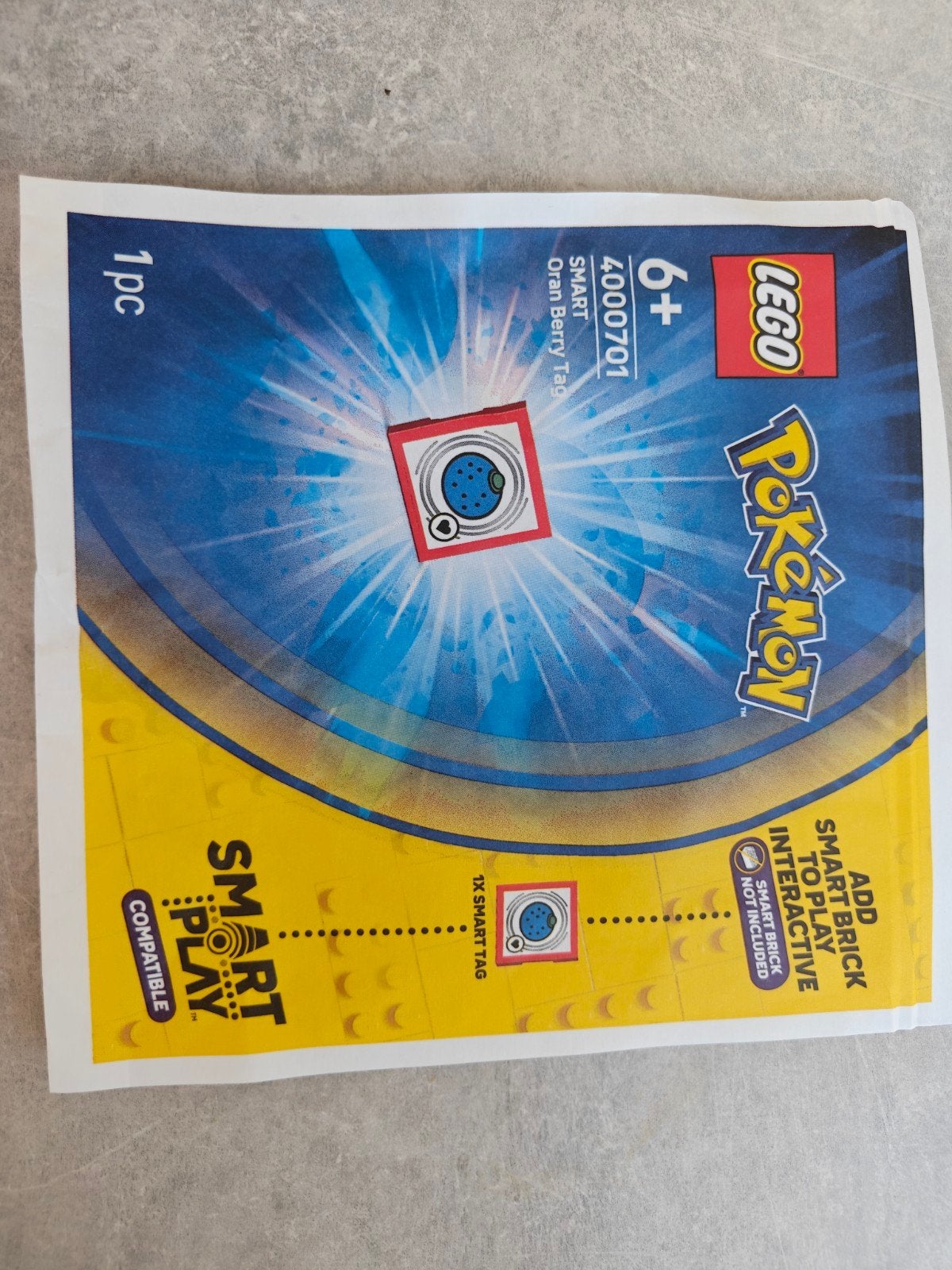 Lego Smart Tag Oran Berry 4000701 - Nieuwstaat, Lego, Accessoire, Nieuw, Ophalen of Verzenden