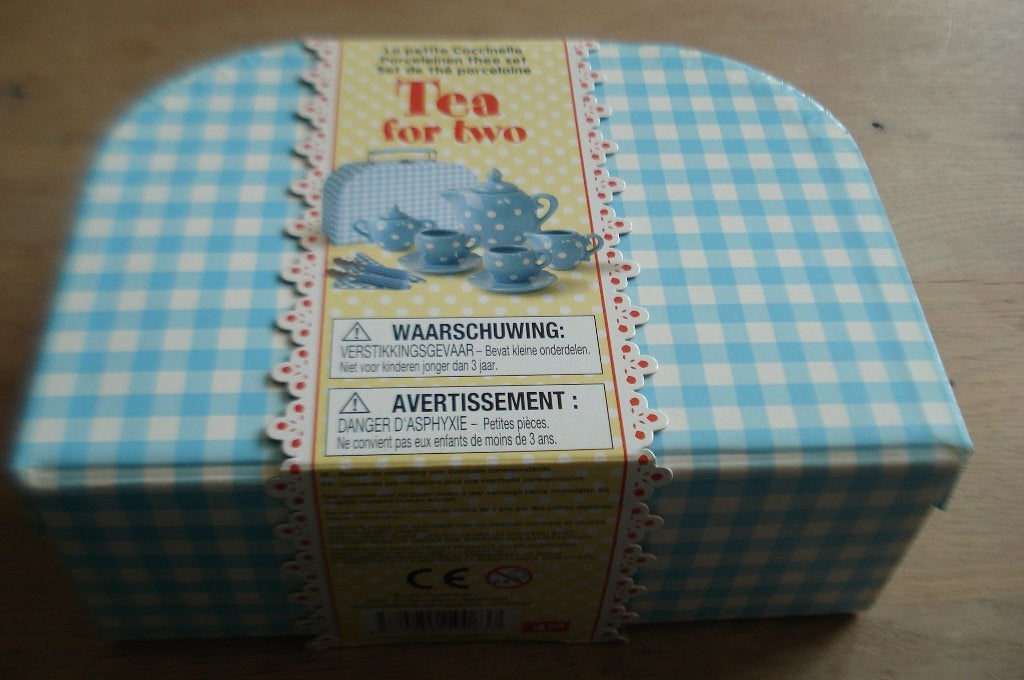 Theeserviesje in koffertje, Kinderen en Baby's, Ophalen of Verzenden, Nieuw, Jongen of Meisje