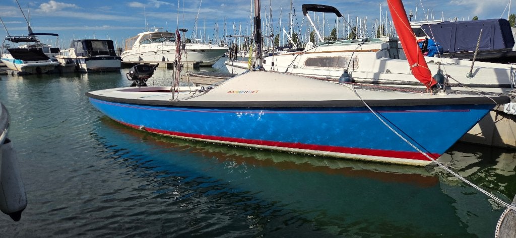 Efsix sportieve open zeilboot, Watersport en Boten, Ophalen, Gebruikt, 4 pk, Polyester