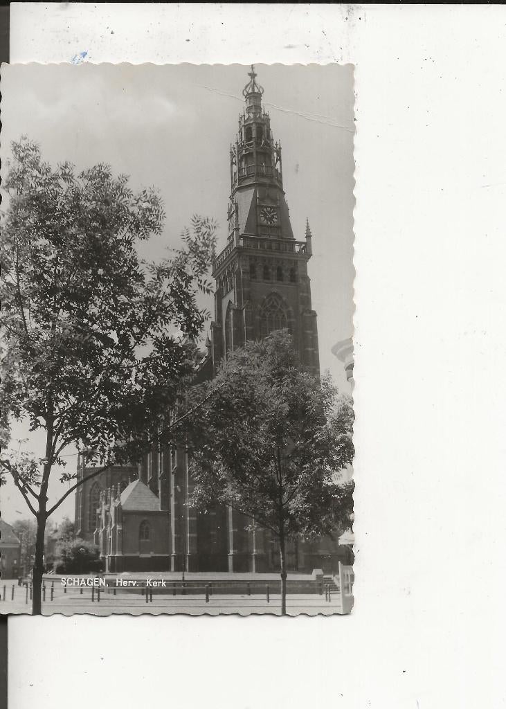 Schagen Hervormde Kerk Plukker 18-11-1964, Ophalen of Verzenden, 1960 tot 1980, Gelopen, Noord-Holland
