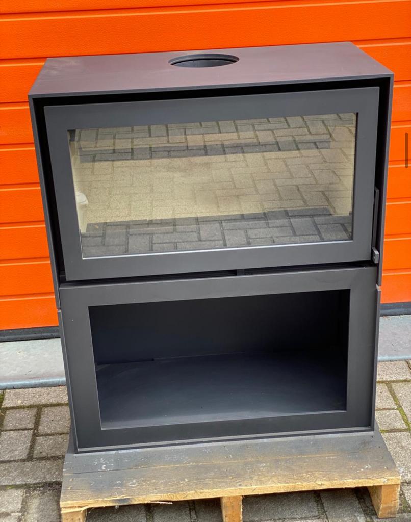 Vrijstaande houtkachel Barbas Box 20/75 demo, Huis en Inrichting, Kachels, Ophalen, Zo goed als nieuw, Hout, Houtkachel