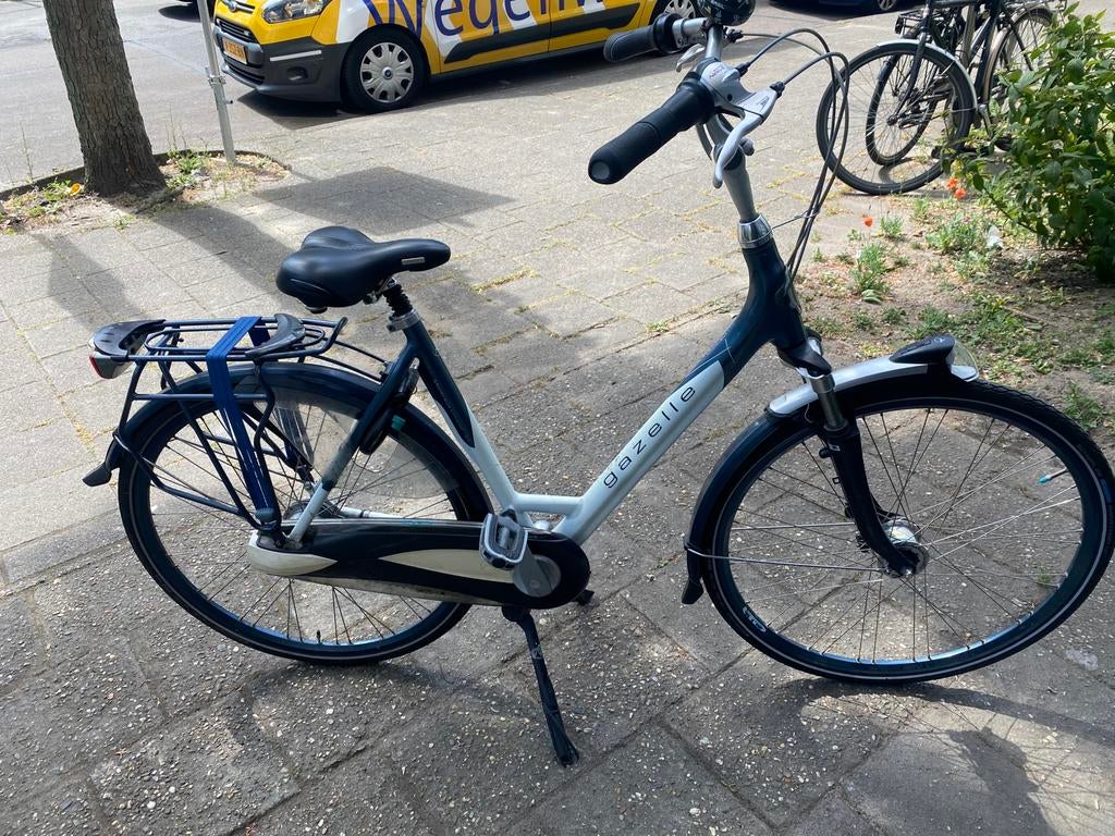 Gazelle damesfiets 8 versnelling geen elektrische fiets, Fietsen en Brommers, Elektrische fietsen, 51 tot 55 cm, Ophalen, Zo goed als nieuw