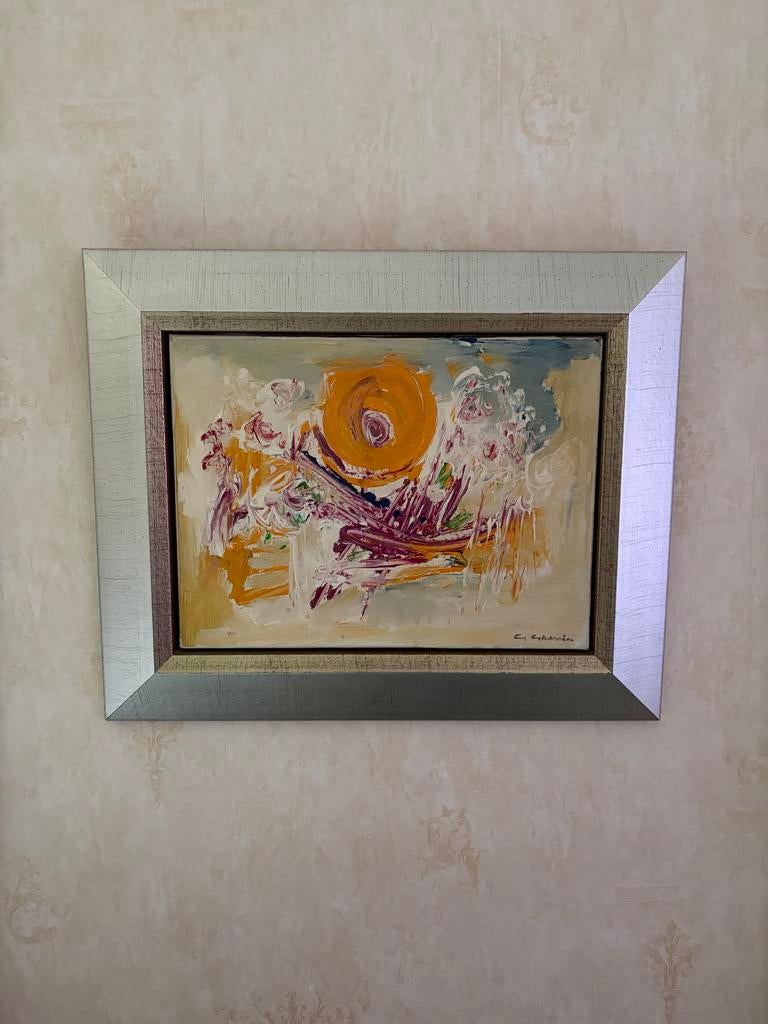 Abstract Schilderij van Gérard Grassère, Ophalen