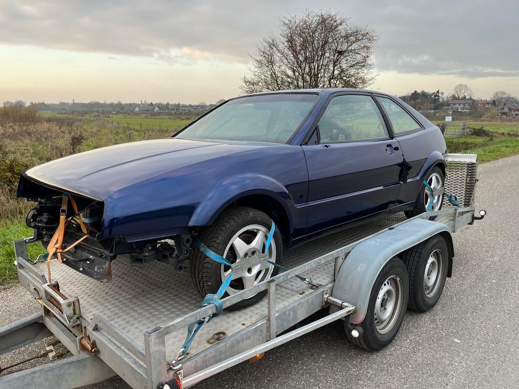 Corrado VR6 Turbo project, Metallic lak, Corrado, Blauw, Handgeschakeld