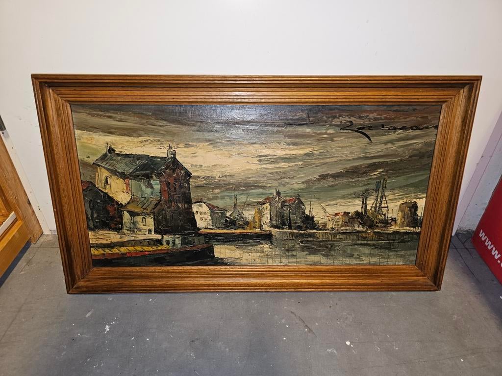 Olieverf schilderij van Leon Corbeau, Ophalen