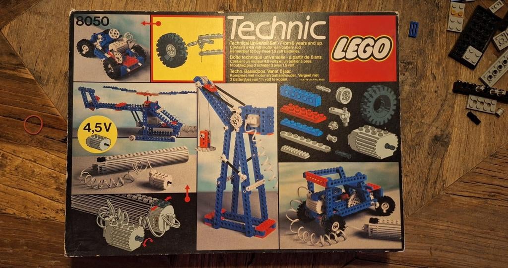 Lego Technic 8050 compleet in originele verpakking., Kinderen en Baby's, Speelgoed | Duplo en Lego, Ophalen of Verzenden, Zo goed als nieuw