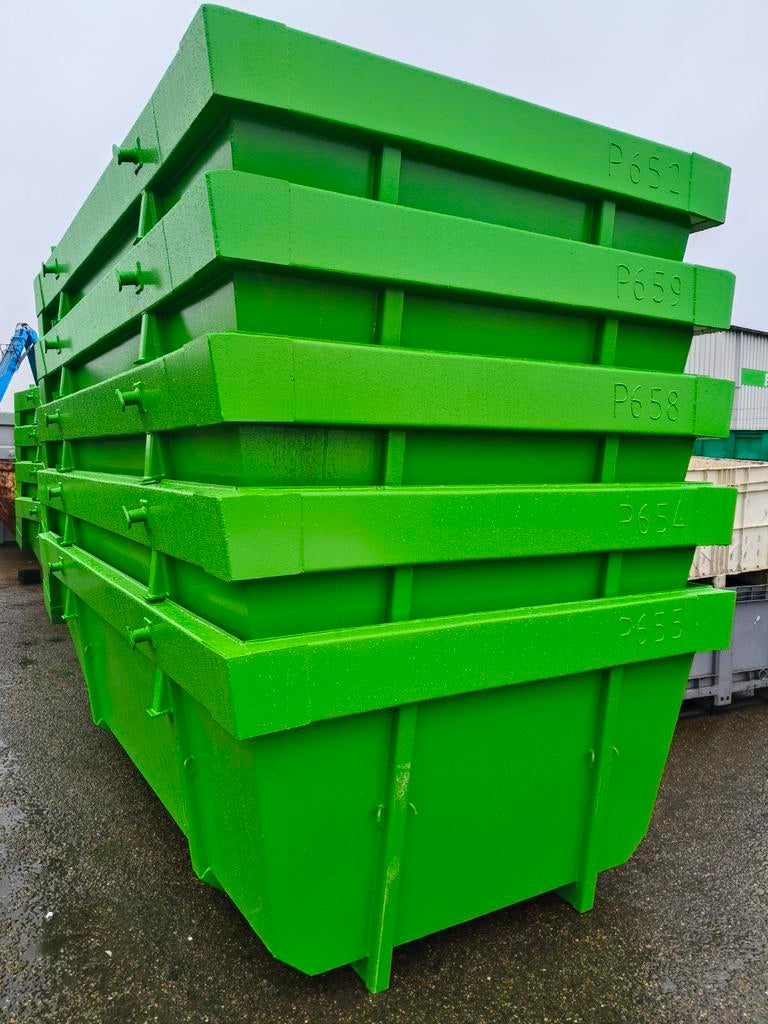 Voorraad containers portaalarm, haakarm, kabel. 3 t/m 45 m3, Ophalen, WTTS, Info@wtts.nl, Wtts