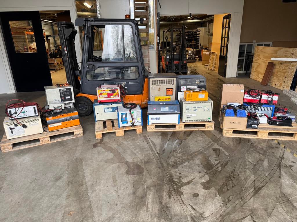 Verschillende heftruck , palletwagen , hoogwerker acculaders, Ophalen of Verzenden, Nieuw