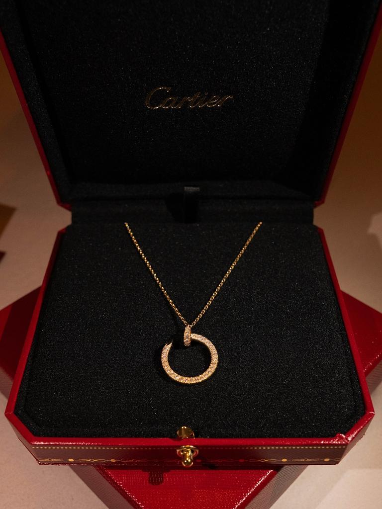 Juste un clou ketting met diamanten 18 karaat goud, Nieuw, Ophalen of Verzenden, Met edelsteen, Goud