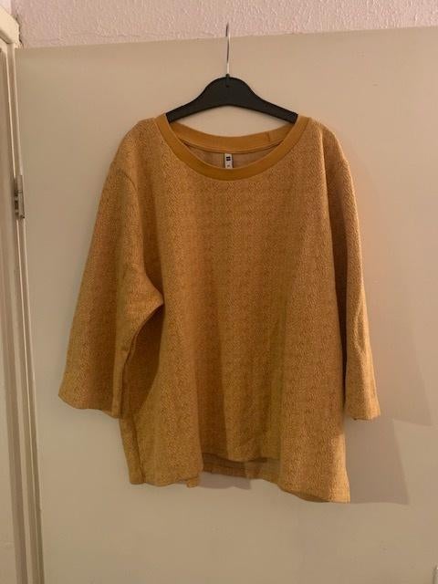 Mosterdgele trui van de Hema. Maat XL, Geel, Maat 46/48 (XL) of groter, Ophalen of Verzenden, Zo goed als nieuw