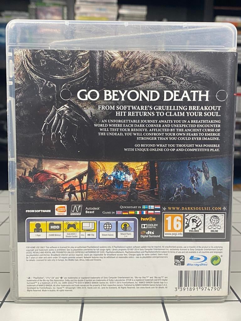 Dark Souls II – PS3 PlayStation 3 Game – FromSoftware RPG, Vanaf 18 jaar, 1 speler, FromSoftware, Zo goed als nieuw