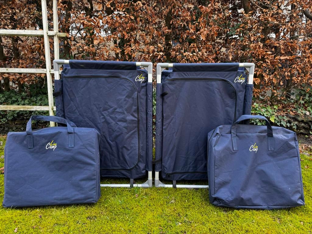 2 CampLine Campingkastjes - Complete Set in Zeer Goede Staat, Caravans en Kamperen, Kampeermeubelen, Ophalen, Zo goed als nieuw