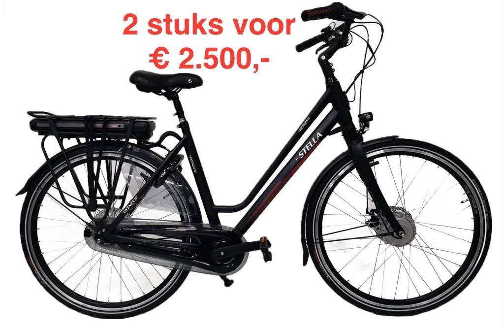 2 HAGELNIEUWE STELLA E-BIKES SLECHTS € 2.500,-, Overige merken, Nieuw, Ophalen of Verzenden, 51 tot 55 cm