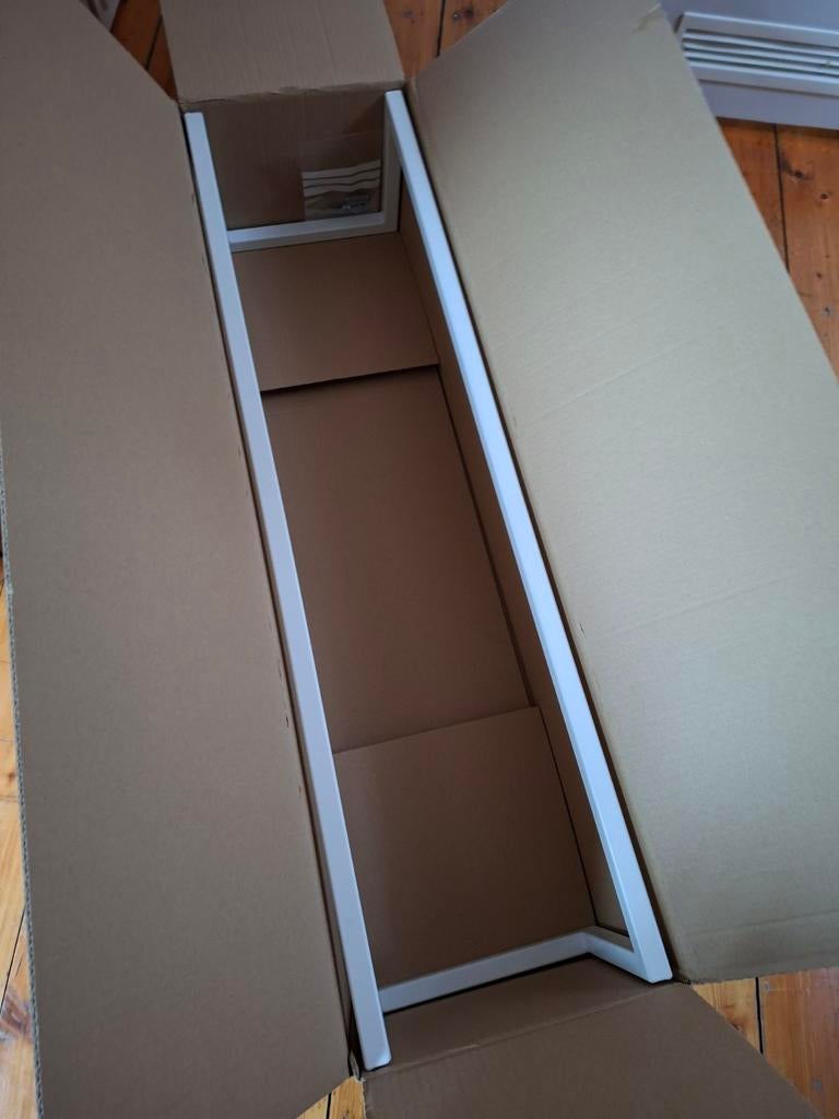 Industrieel Handdoekenrek - 95x25 cm, Huis en Inrichting, Ophalen of Verzenden, Nieuw, Wit, Handdoekenrek