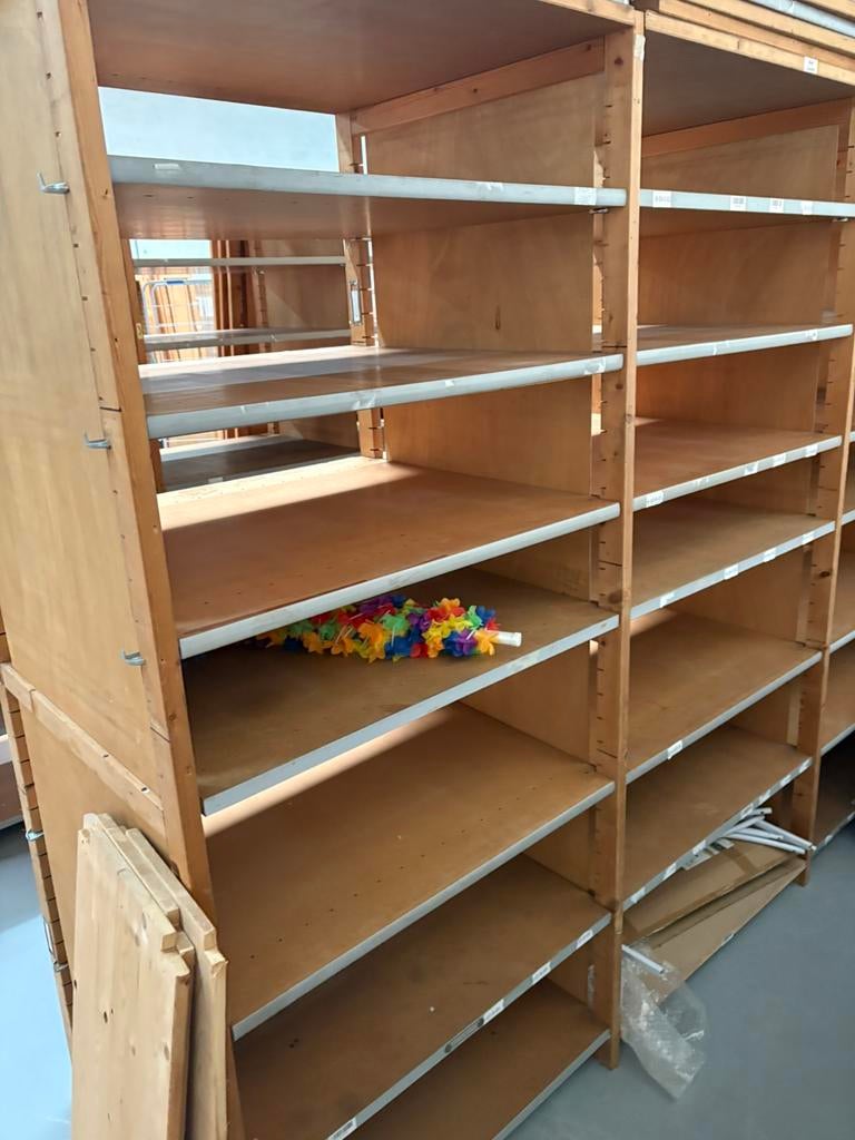 180cm Bruynzeel stelling 80cm diep, Huis en Inrichting, Kasten | Stellingkasten, Gebruikt, Ophalen