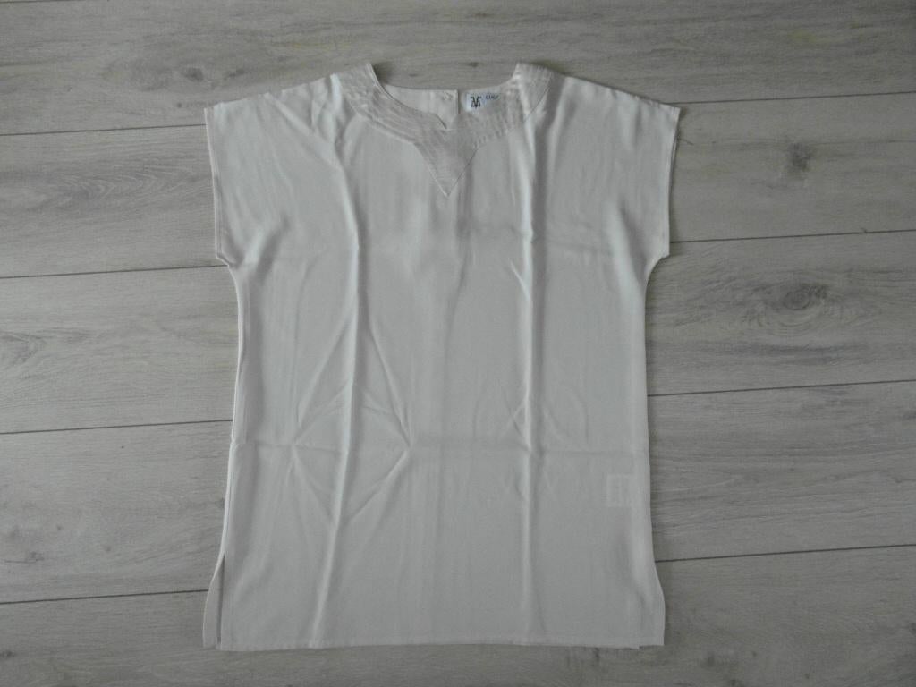 Edgar Vos Boutique - Mooie top - 36, Overige kleuren, Zo goed als nieuw, Korte mouw, Maat 36 (S)