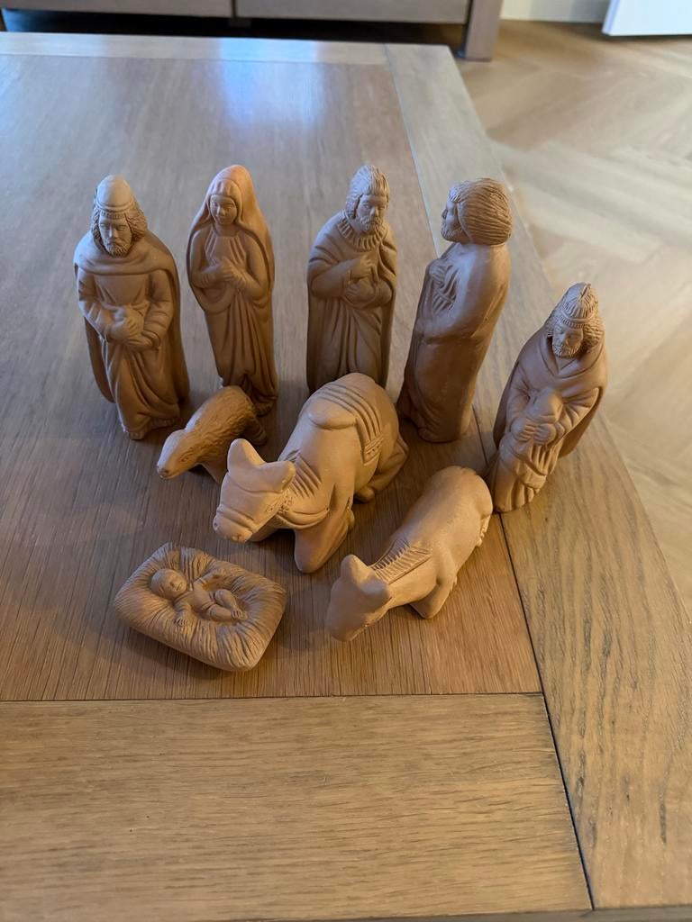 Kerststal figuren set, Antiek en Kunst, Ophalen of Verzenden