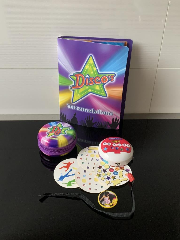 Disco's (9) muziekschijfjes DJ-speler hoesje verzamelalbum, Plus, Ophalen of Verzenden