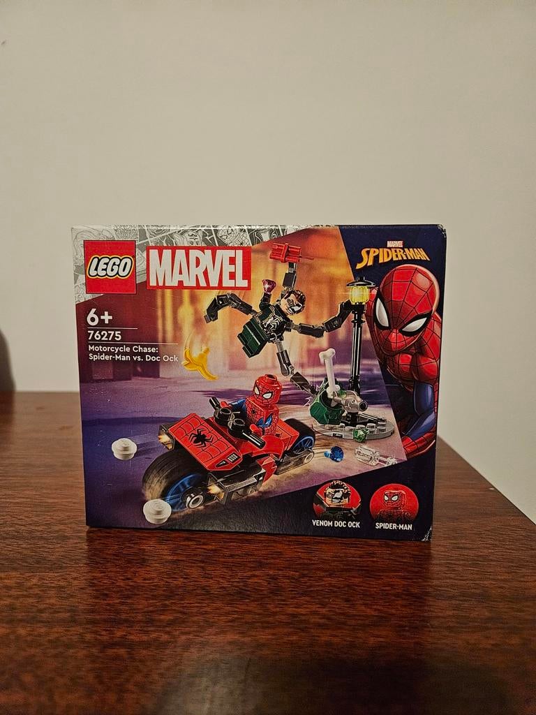 Lego 76275 Spider-Man Motorcycle Chase NIEUW, Kinderen en Baby's, Speelgoed | Duplo en Lego, Nieuw, Ophalen of Verzenden