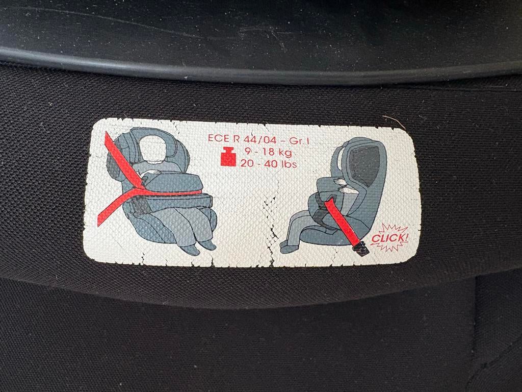 Cybex Juno-fix Autostoel 9-18 kg, Kinderen en Baby's, Autostoeltjes, Gebruikt, Overige merken, 9 t/m 18 kg, Isofix, Verstelbare rugleuning