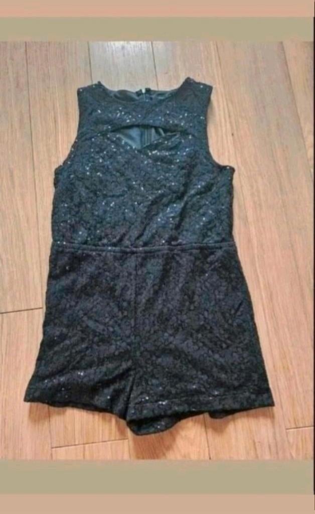 Zwart feestelijk mooi jumpsuit, Kleding | Dames, Jumpsuits, Ophalen of Verzenden, Zo goed als nieuw, Maat 38/40 (M), Zwart