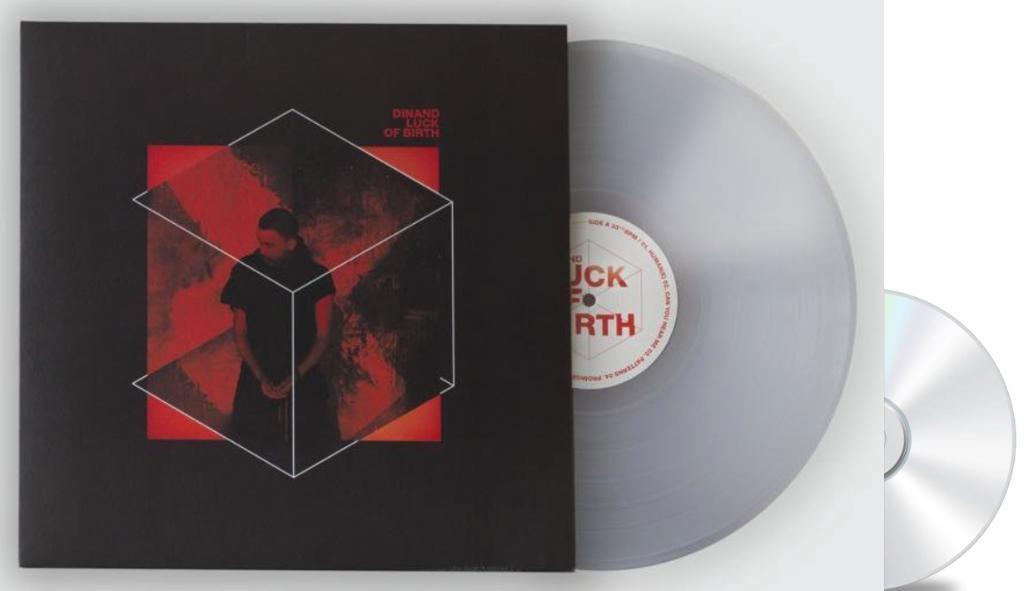 Vinyl LP+Cd Dinand Luck Of Birth CLEAR Vinyl NIEUW ( Kane ), Cd's en Dvd's, Ophalen of Verzenden, Nieuw in verpakking, 12 inch