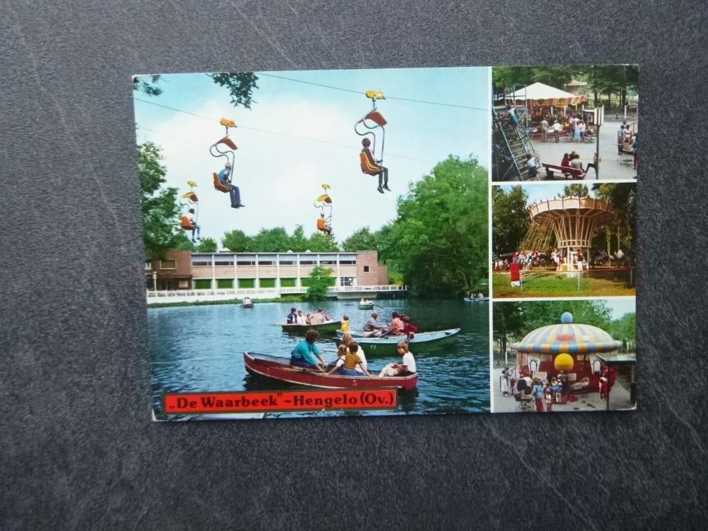 Hengelo, de Waarbeek, bootje/kabelbaan 1983, Verzenden, 1980 tot heden, Gelopen, Overijssel