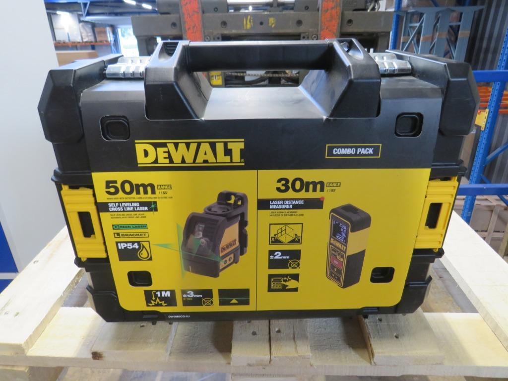 DeWalt DW0889CG Combiset | DW088CG Kruislijnlaser Groen 15m, Dewalt.com, Dewalt, Nieuw, Zandhaarweg