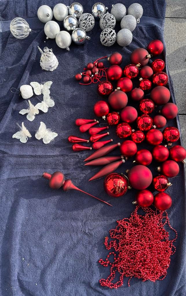 Kerstballen (plastic), Diversen, Ophalen of Verzenden, Zo goed als nieuw
