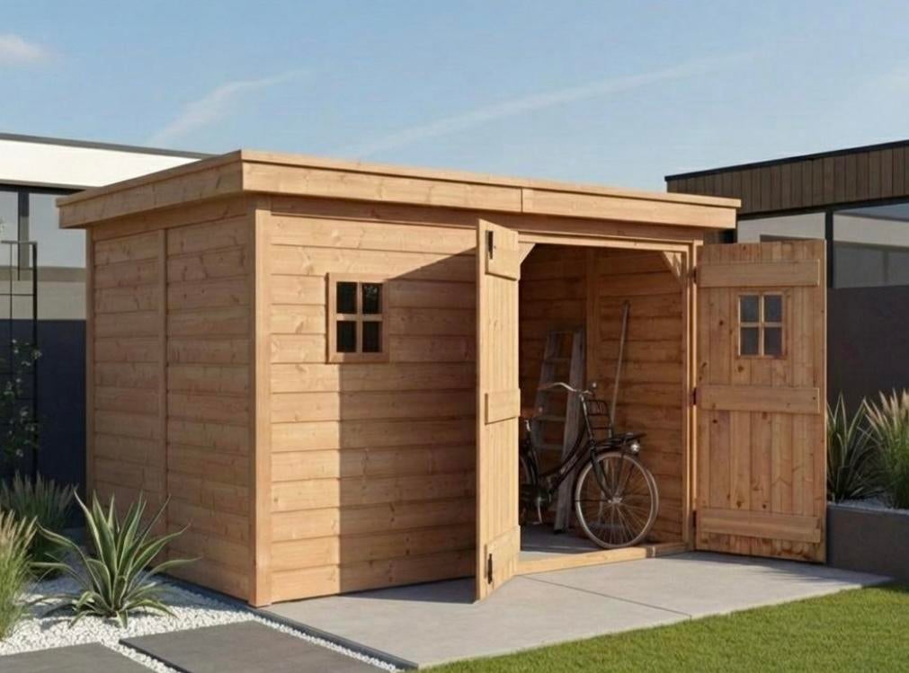 Douglas schuur tuinhuis Authentieke degelijkheid, Tuin en Terras, DSP Outdoor, Info@dspoutdoor.nl, Schuur, Nieuw