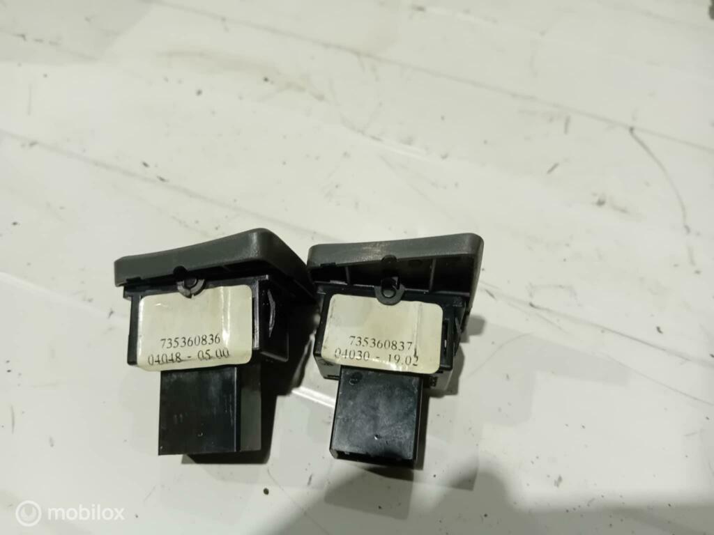 Raamschakelaar Fiat Panda 735360836 735360837, Ophalen of Verzenden, Gebruikt