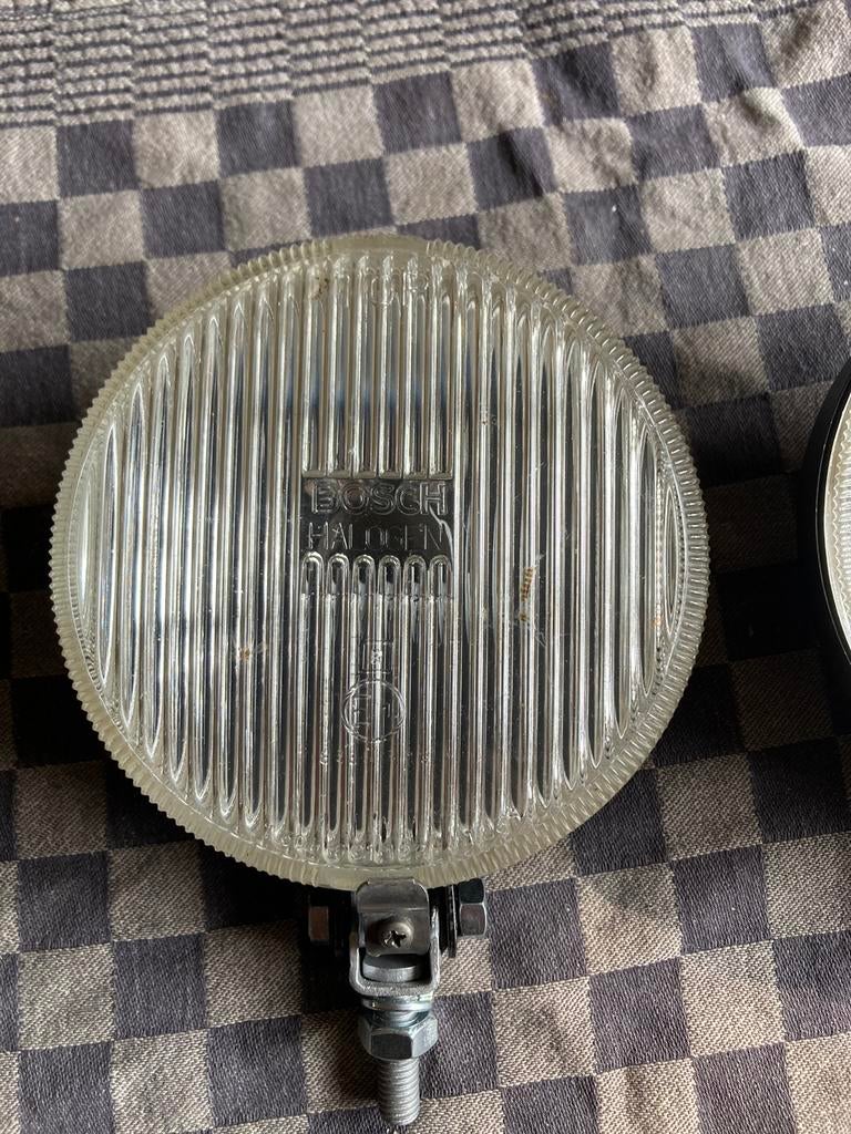 Oldtimer 2 Bosch witte mistlampen type 140, Ophalen of Verzenden, Gebruikt