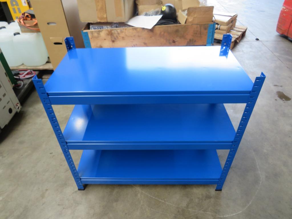 legbordstelling stelling opslagstelling blauw of grijs, Doe-het-zelf en Verbouw, Overige Doe-het-zelf en Verbouw, Ophalen, Stelling