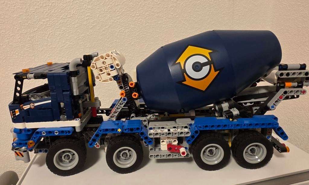 Technic lego betonmixer 42112, Ophalen, Zo goed als nieuw, Overige schalen