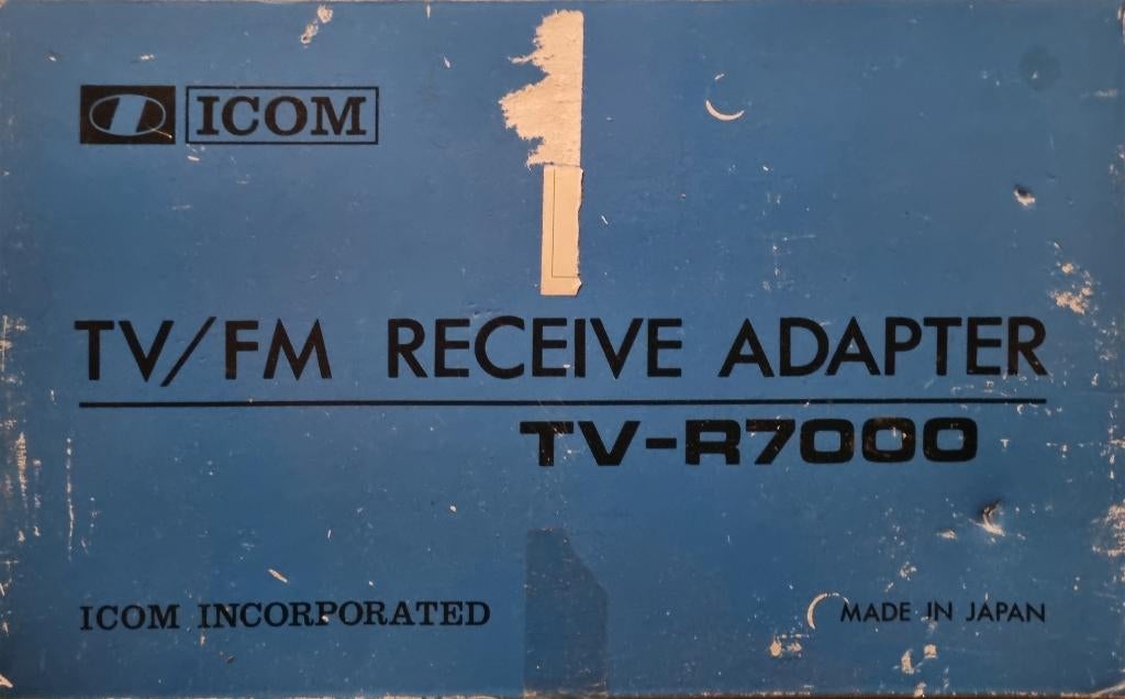 icom tvr-7000 ontvanger, Telecommunicatie, Zenders en Ontvangers, Ophalen of Verzenden, Zo goed als nieuw, Ontvanger