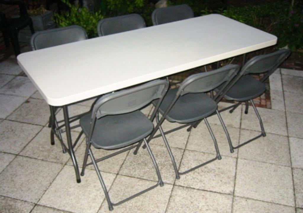 klapstoelen statafels buffettafels biertafels huren, Ophalen of Verzenden, Nieuw, Feestartikel, Overige