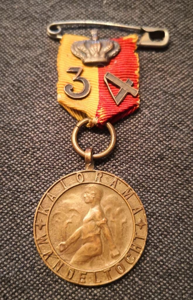 KALORAMA wandelsport medaille, Postzegels en Munten, Verzenden, Overige materialen