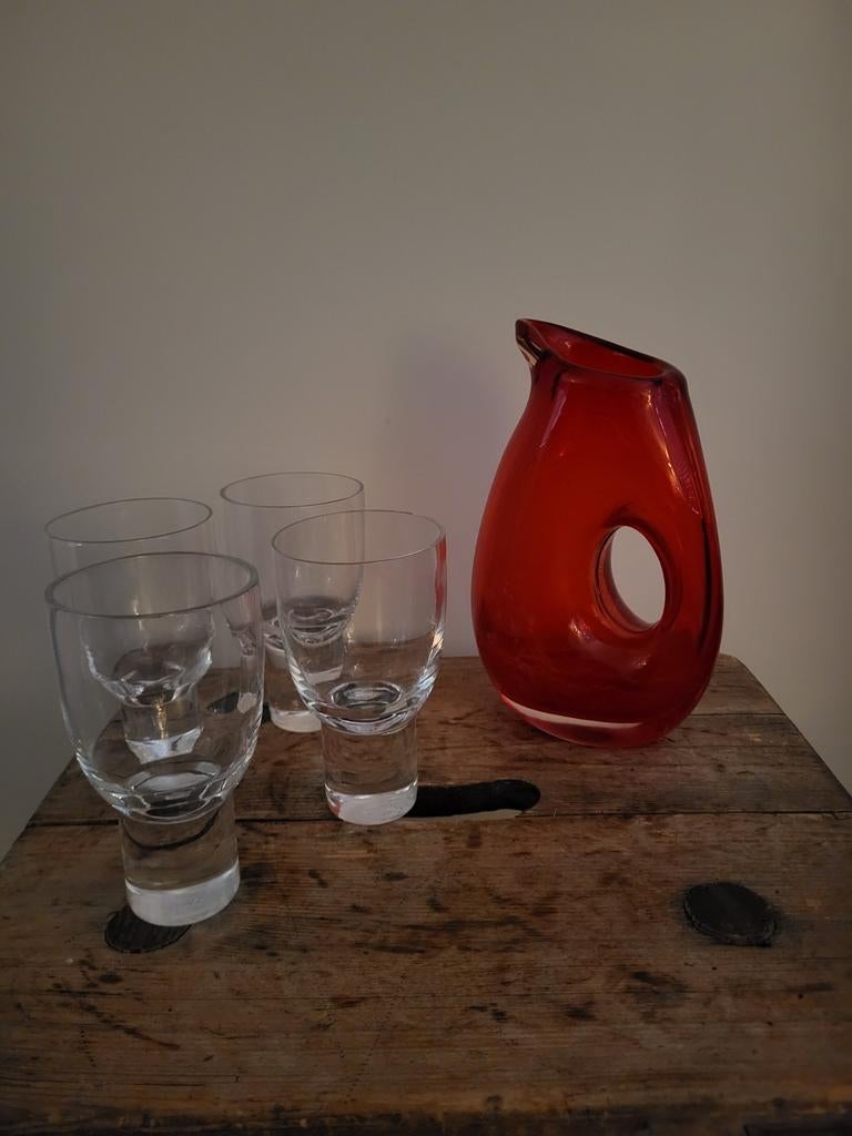 Pols Potten glazen en waterkan, Ophalen of Verzenden, Zo goed als nieuw, Overige typen