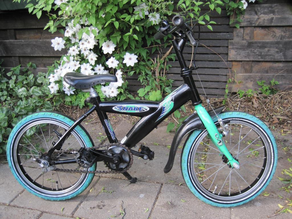 jongens crossfiets  Batavus Snake 16 inch, Fietsen en Brommers, Fietsen | Jongens, Ophalen, Gebruikt, Batavus, Handrem
